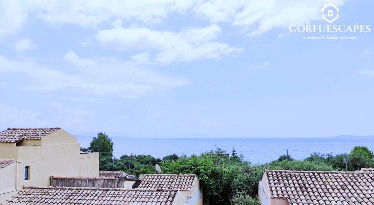 Mira El Mar By Corfuescapes Villa Barbati Exterior foto