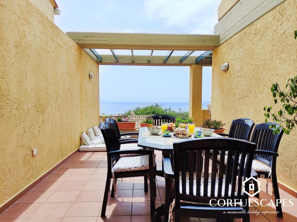 Mira El Mar By Corfuescapes Villa Barbati Exterior foto