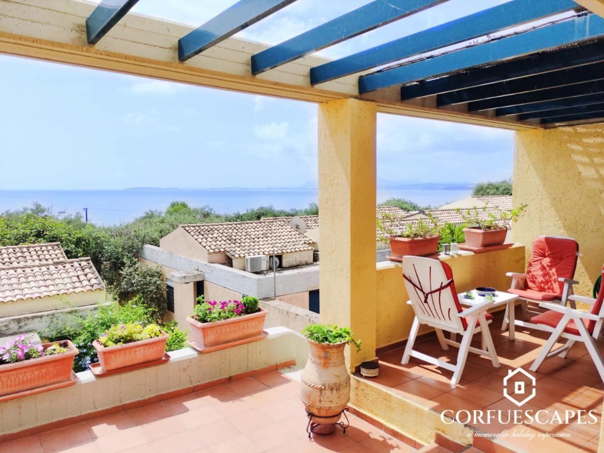 Mira El Mar By Corfuescapes Villa Barbati Exterior foto