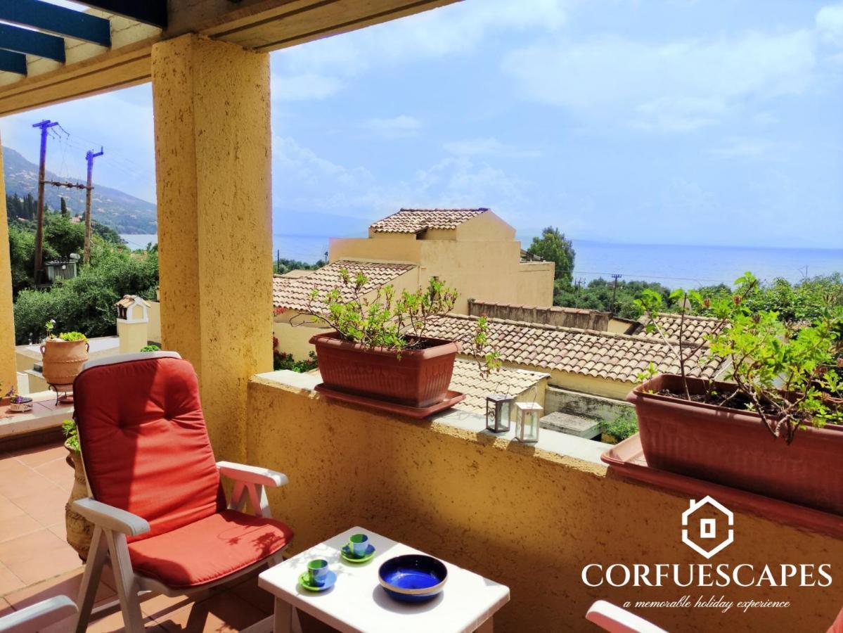 Mira El Mar By Corfuescapes Villa Barbati Exterior foto